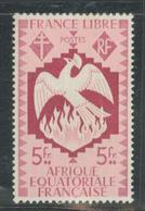 ** AFRIQUE EQUATORIALE FRANCAISE - ** - N°152a (carmin) - Froissure - Sinon Rare - TB - Other & Unclassified