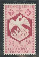 ** AFRIQUE EQUATORIALE FRANCAISE - ** - N°152a (carmin) - Froissure - Sinon Rare - TB - Autres & Non Classés