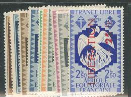 * AFRIQUE EQUATORIALE FRANCAISE - * - N°181/90 - Petites Traces - TB - Andere & Zonder Classificatie