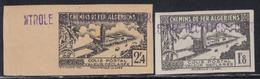 ** ALGERIE - COLIS POSTAUX - ** - N°84b, 85a - ND - N°84b Lég. Adhérence - Sinon TB - Parcel Post