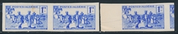 (*) ALGERIE - ESSAIS - (*) - N°159 - Sans Surch. - BDF - Impression Recto-verso - Essai En Bleu Roi - B/TB - Vide