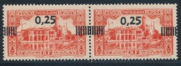 ** ALGERIE - VARIETES - ** - N°148 - Paire - Surch. Recto Verso - TB - Vide