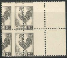 ** ALGERIE - VARIETES - ** - N°221 - Bloc De 4 - Piquage à Cheval - Bdf - TB - Vide