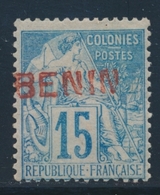 * BENIN  - * - N°6B - 15c Bleu - Surch. Rouge - TB - Other & Unclassified