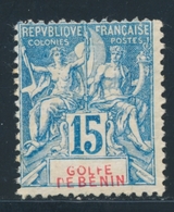* BENIN  - * - N°25 - 15c Bleu - Comme ** - TB - Other & Unclassified