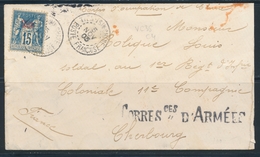L CHINE - BUREAU FRANCAIS - L - N°6 - Obl. Tientsin/CHINE - 5/11/1903 + Griffe Linéaire "Corres. Ces.D'ARMEES" - Pr Cher - Altri & Non Classificati