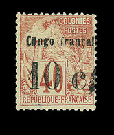 (*) CONGO - (*) - N°6 - 10c S/40c - Signé Calves - TB - Other & Unclassified