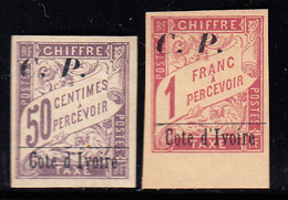 * COTE D'IVOIRE - COLIS POSTAUX  - * - N°12, 13 - N°13 BDF - TB - Sonstige & Ohne Zuordnung