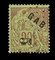 O GABON - O - N°1 - 5 S/20c - TB - Other & Unclassified