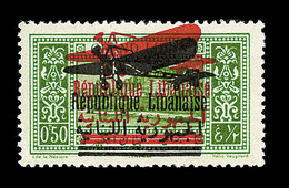 ** GRAND LIBAN - POSTE AERIENNE  - ** - N°29 - Variété Dble Surcharge Noire Et Rouge - Non Coté - TB - Sonstige & Ohne Zuordnung