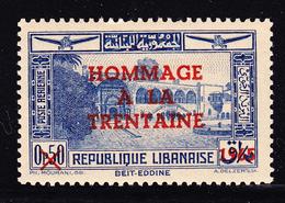 ** GRAND LIBAN - POSTE AERIENNE  - ** - N°65 - Surch "Hommage à La Trentaine"  - TB - Andere & Zonder Classificatie