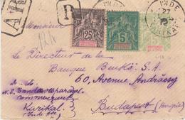 EP INDE FRANCAISE - EP - N°4, 8 - Obl KARIKAL - 27/3/1912 - S/recom. - Pr Budapest B/TB - Other & Unclassified