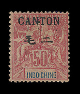 * BUREAUX CHINOIS - CANTON  - * - N°28 - 50c Rose - TB - Other & Unclassified