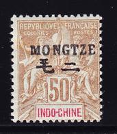 * BUREAUX CHINOIS - MONG-TZEU - * - N°13 - 50c Bistre Et Rouge - TB - Altri & Non Classificati