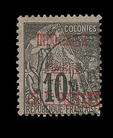 O INDOCHINE - COLIS POSTAUX  - O - N°2 - 10c Noir S/lilas - Surch. Vermillon - Rare - TB - Other & Unclassified