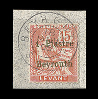 O LEVANT - O - N°27 - 1pi S/15c Vermillon - TB - Altri & Non Classificati