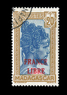 O MADAGASCAR - O - N°255A - Surch. Vermillon - TB - Andere & Zonder Classificatie