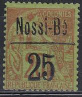 * NOSSI-BE  - * - N°19 - 25 S/20c - TB - Altri & Non Classificati