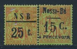 * NOSSI-BE  - * - N°19 + Taxe N°16 - TB - Other & Unclassified