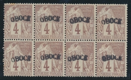 (*) OBOCK - (*) - N°3a - Bloc De 8 - Réimpression - TB - Altri & Non Classificati