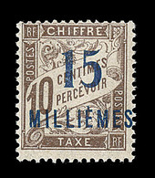 ** PORT SAÏD - TIMBRES TAXE - ** - N°6a - 15mi S/10c - Erreur - TB - Autres & Non Classés