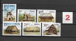 LOTE 1787  ///  (C045) POLONIA   MICHEL Nº: 3060/3065 YVERT Nº 2870/2875 // COTE CATALG: 2,50€ - Used Stamps