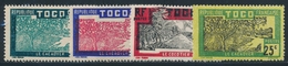 * TOGO  - * - N°125, 131, 153/54 - 4 Val. Avec Centre Déplacé - TB - Autres & Non Classés