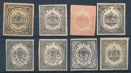 (*) BAVIERE - (*) - Retourmarken - 1865 - Blasons Divers - 8 T. ND - B/TB - Other & Unclassified