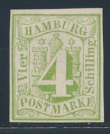 (*) HAMBOURG - (*) - N°5 - 4s. Vert - TB - Hamburg