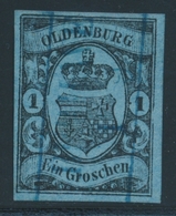 O OLDENBOURG - O - N°6 - 1 G. Bleu - TB - Oldenburg