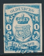 O OLDENBOURG - O - N°12 - 1g. Bleu - TB - Oldenburg