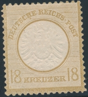 * ALLEMAGNE - EMPIRE  - * - N°25 - 18k Bistre - TB - Usati