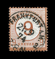 O ALLEMAGNE - EMPIRE  - O - N°29 - Obl. FRANKFURT - 21/9/74 - TB - Used Stamps