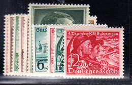 ** ALLEMAGNE - IIIEME REICH - ** - N°608/15, 625/26 - TB - Neufs