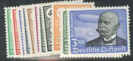 ** ALLEMAGNE - POSTE AERIENNE  - ** - N°43/53 - TB - Airmail & Zeppelin