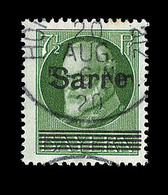 O SARRE  - O - N°19 - 7½ Vert - Signé A. BRUN - TB - Sonstige & Ohne Zuordnung