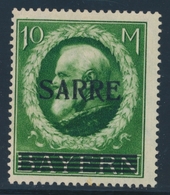 * SARRE  - * - N°31 - 10Mk Vert - Signé A. Brun - TB - Other & Unclassified