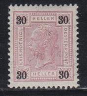 ** AUTRICHE - ** - N°89 - TB - Gebraucht