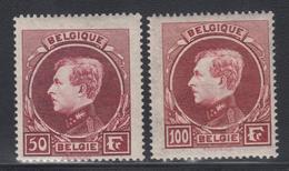 ** BELGIQUE - ** - N°291/92 - TB - 1849 Schulterklappen