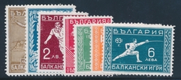 ** BULGARIE - ** - N°224/30 - Sports - TB - Used Stamps