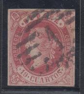 O ESPAGNE - O - N°56 - 19c Rose S/gris - Signé Behr + Certificat - TB - Used Stamps