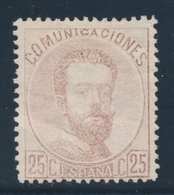 * ESPAGNE - * - N°123 - 25c Brun - TB - Used Stamps