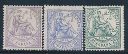 (*) ESPAGNE - (*) - N°142/44 - TB - Used Stamps