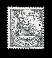 (*) ESPAGNE - (*) - N°150 - 10p Noir -  TB - Used Stamps