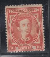 * ESPAGNE - * - N°171 - 10p. Vermillon - TB - Oblitérés