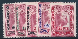 * ESPAGNE - POSTE AERIENNE  - * - N°188/92 - TB - Unused Stamps