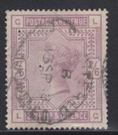 O GRANDE BRETAGNE - O - N°86 - 2s S/6p Violet - TB - Covers & Documents