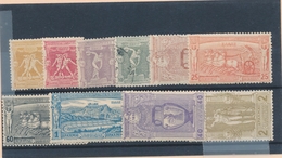 O GRECE - O - N°101/110 - N°103/4 Obl. - N°105 Petit Pli  - N°110 (*) - B/TB - Used Stamps