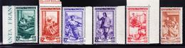 ** REPUBLIQUE D'ITALIE - ** - N°577, 580/81, 585, 587, 589 - Maj. BDF - TB - 1946-60: Mint/hinged