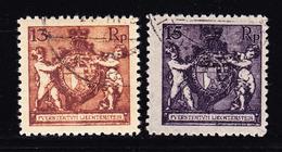 O LIECHTENSTEIN - O - N°50A/51A - TB - Unused Stamps